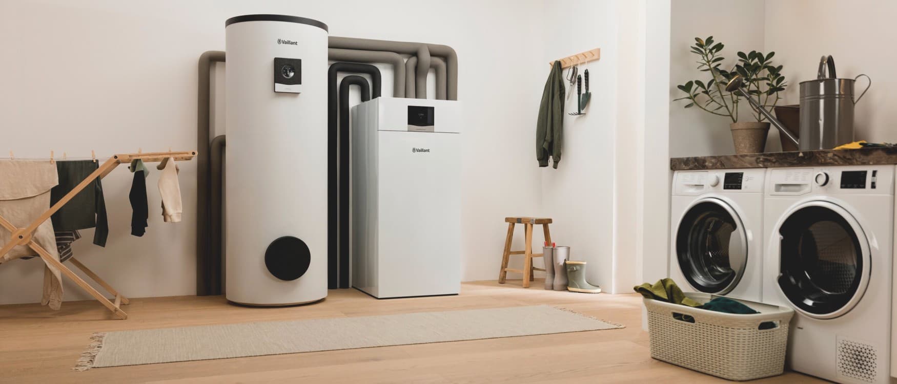 Bomby de calor e depósito da Vaillant